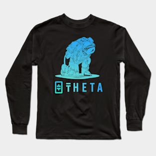 theta coin Crypto coin Cryptocurrency Long Sleeve T-Shirt